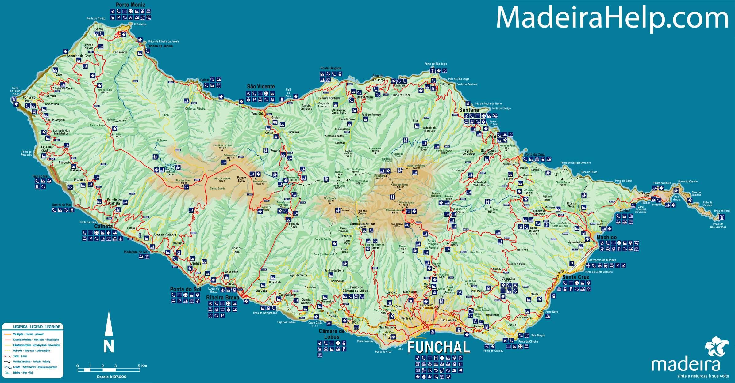 madeira karta Madeira Portugal karta   Karta över Portugal Madeira (Södra Europa  madeira karta
